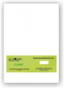 Cartes de fidélité sur papier A4