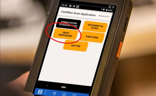 Application smartphone